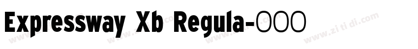 Expressway Xb Regula字体转换